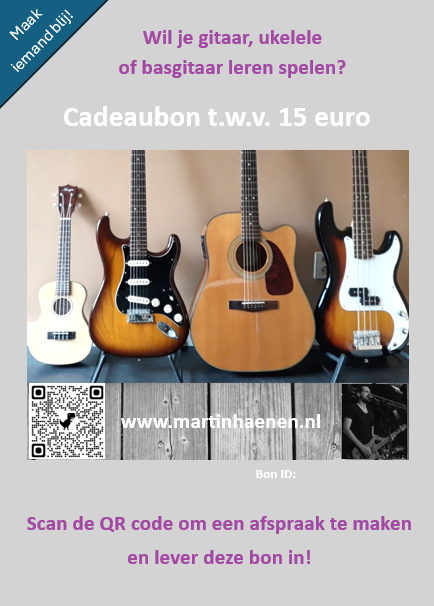 Cadeaubon Martin Haenen Cadeaubon Martin Haenen